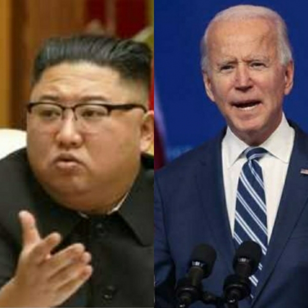 조 바이든 미국 대통령 당선인과 북한 김정은 [사진출처=VOA]